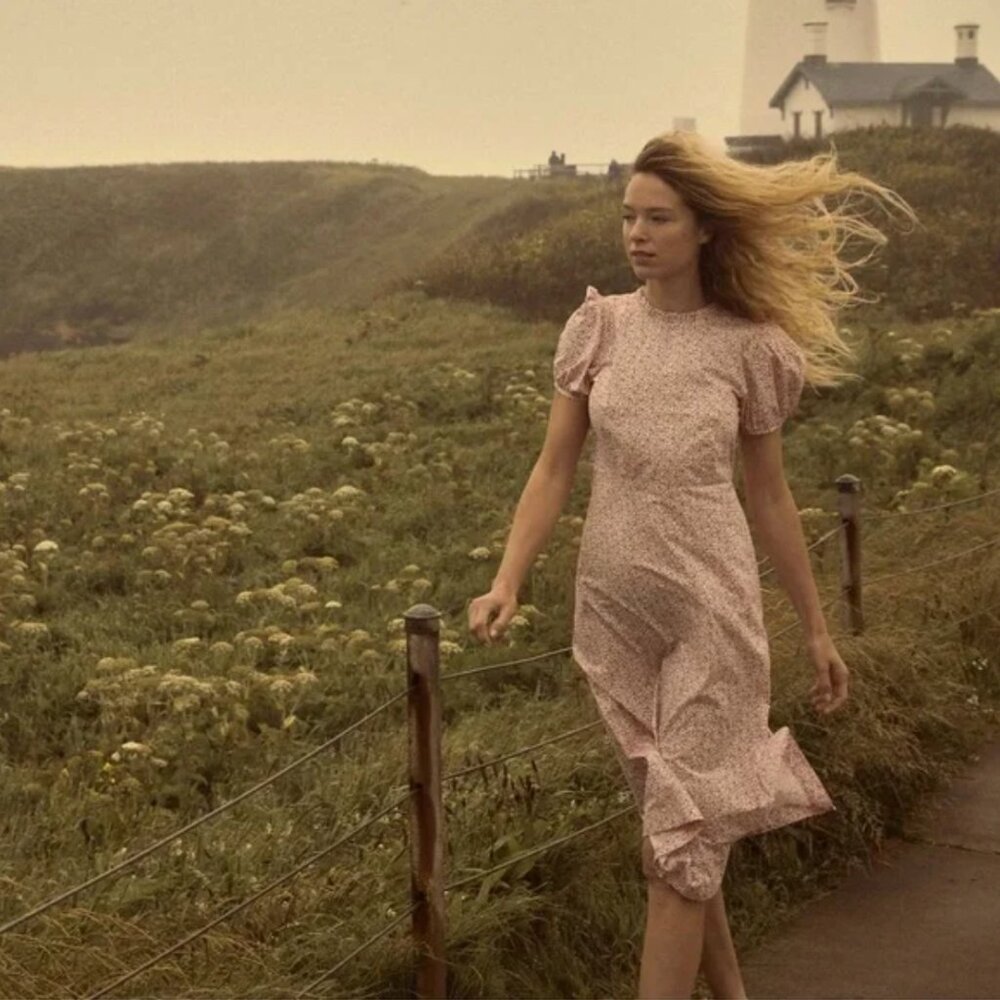 Doen Pink Floral Midi Dress - Picture 4 of 5